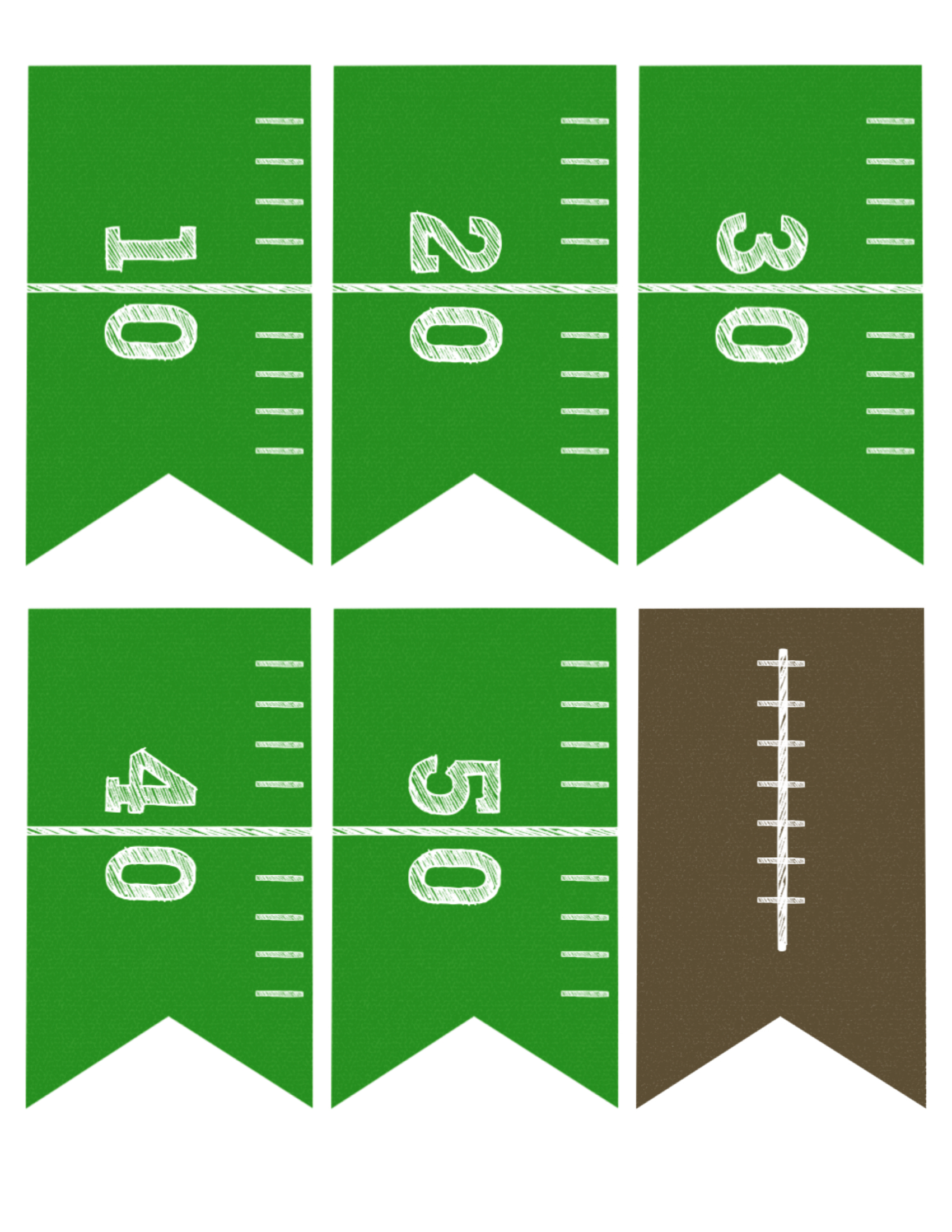 football banner free printable {football party} - paper trail design